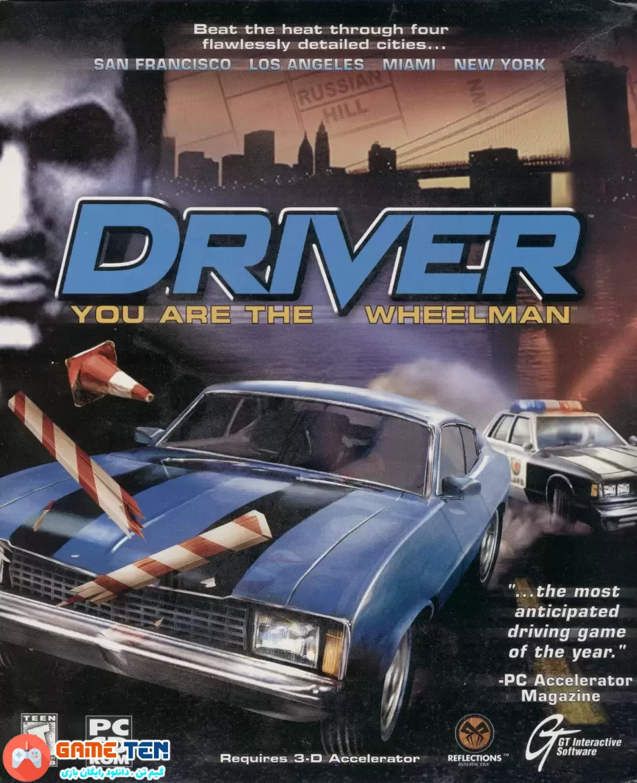 دانلود Driver: You Are the Wheelman - بازی درایور پلی استیشن 1 برای اندروید و کامپیوتر